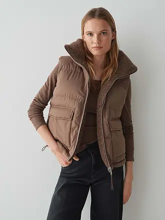 OPUS | Wendesteppgilet WENDARA | braun